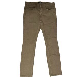 Flag & Anthem Men's Khaki Oakland Slim Straight Fit Stretch Jeans Size 34/34